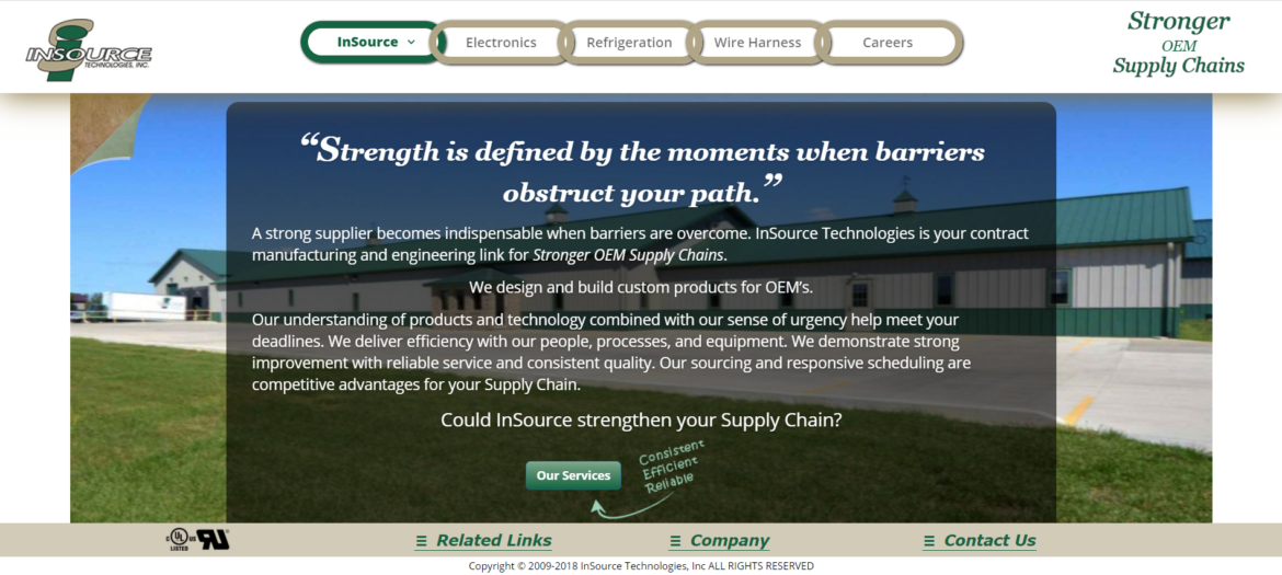 InSource Technologies, Inc. Customer focused provider of product-related services to OEM's